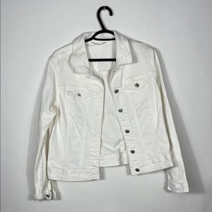 Cleo Classic White Jean Jacket